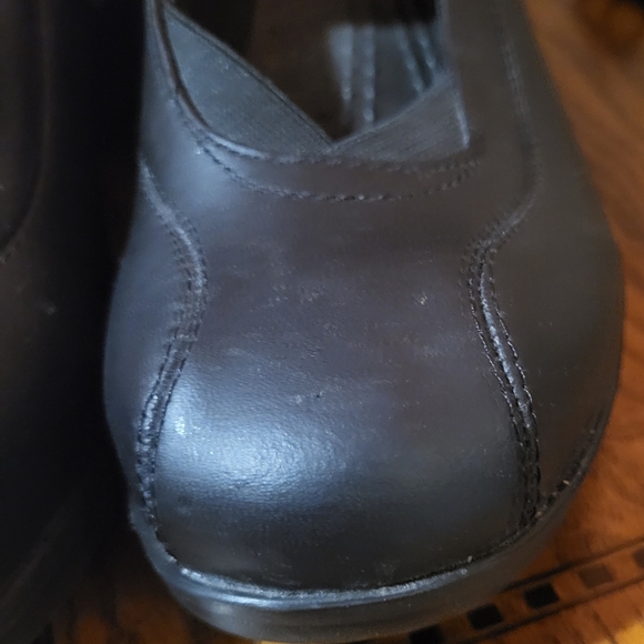 Crocs Black Mary Jane Wedge Shoes Size 8 - Picture 8 of 9